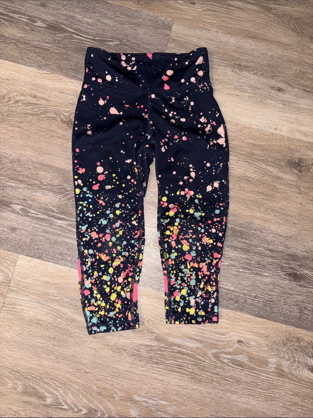 Gap Kids Multicolor Splash-Print Active Leggings